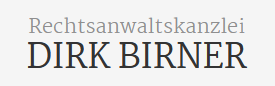Logo Rechtsanwaltskanzlei Dirk Birner Logo Rechtsanwaltskanzlei Dirk Birner